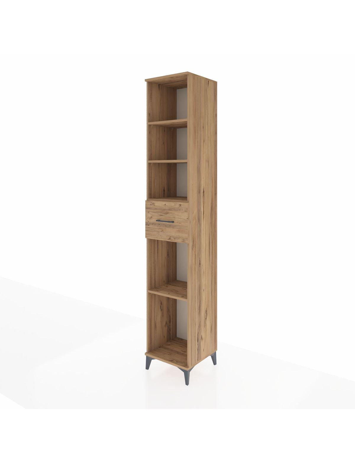 Hyperion Dolap 4 Raflı Tek Çekmeceli 44x44x243 - S64M096V9B