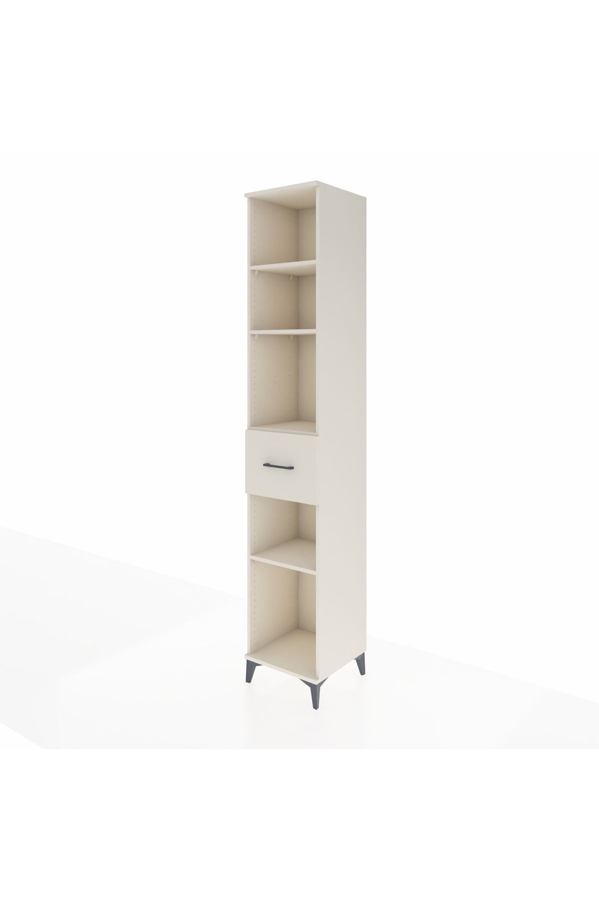 Hyperion Dolap 4 Raflı Tek Çekmeceli 44x44x243 - S64M097V1B