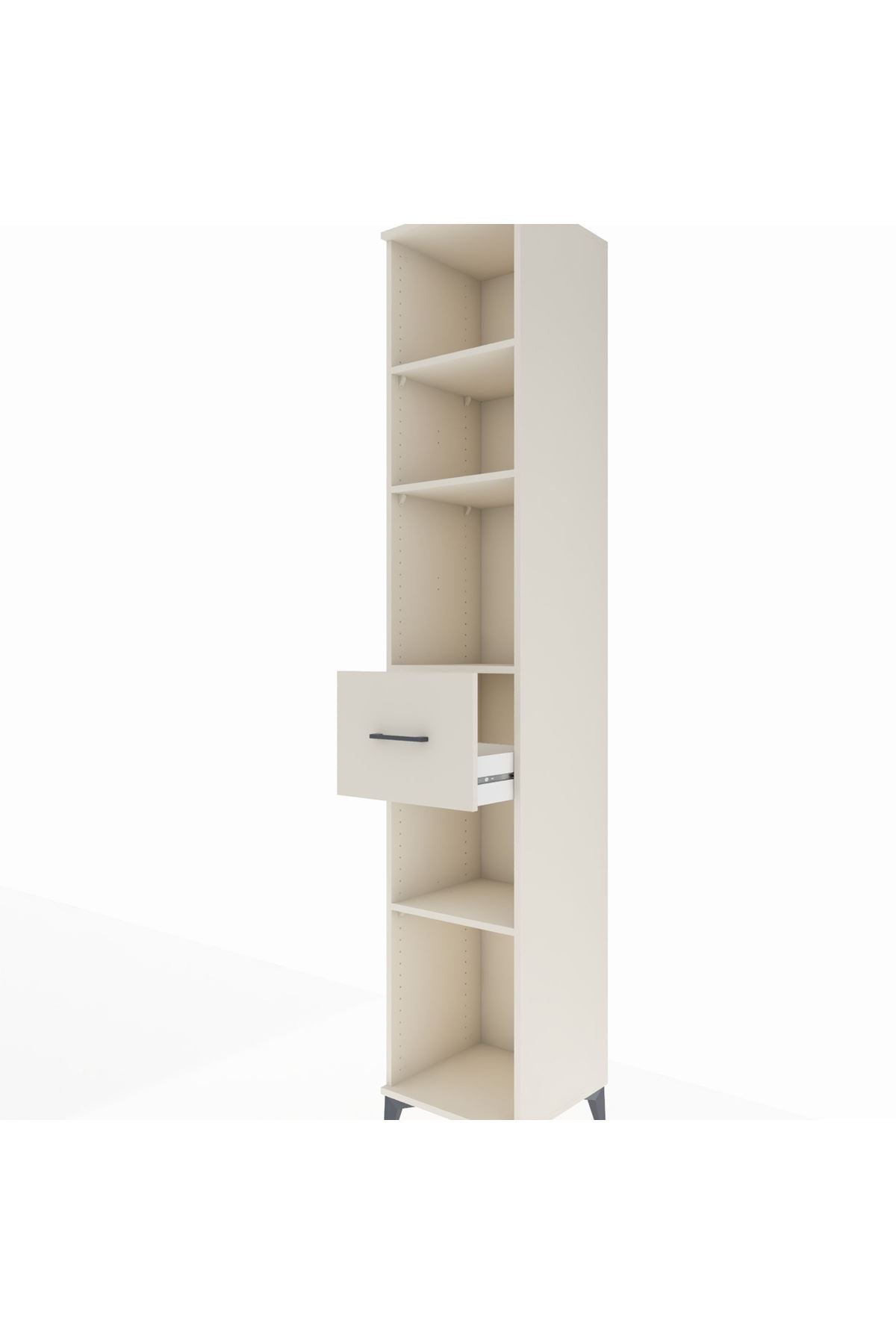 Hyperion Dolap 4 Raflı Tek Çekmeceli 44x44x243 - S64M097V1B