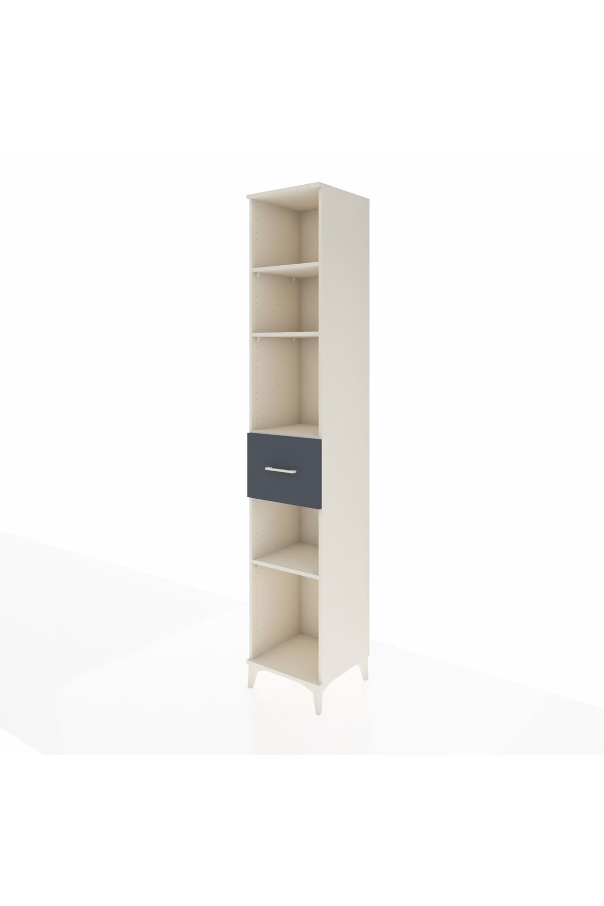 Hyperion Dolap 4 Raflı Tek Çekmeceli 44x44x243 - S64M097V2B