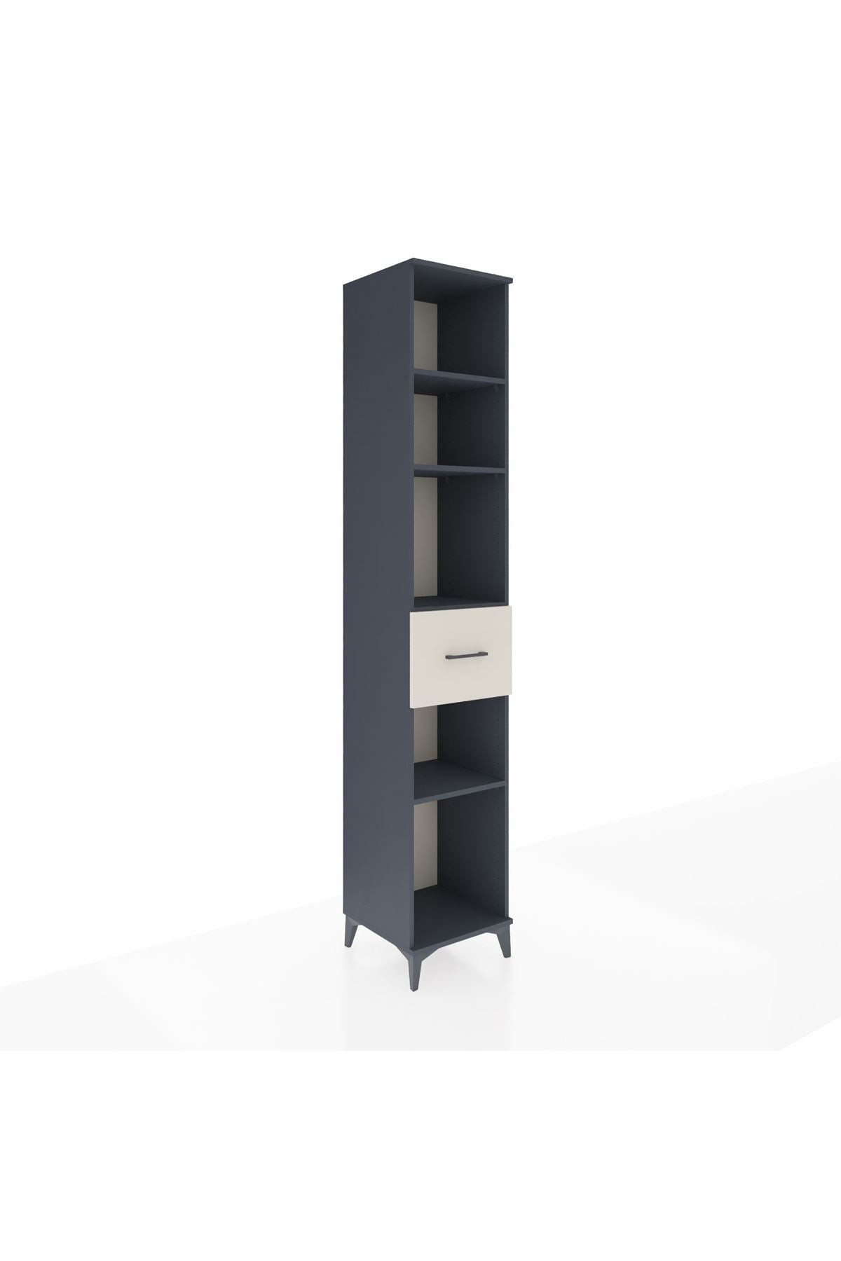 Hyperion Dolap 4 Raflı Tek Çekmeceli 44x44x243 - S64M097V4B