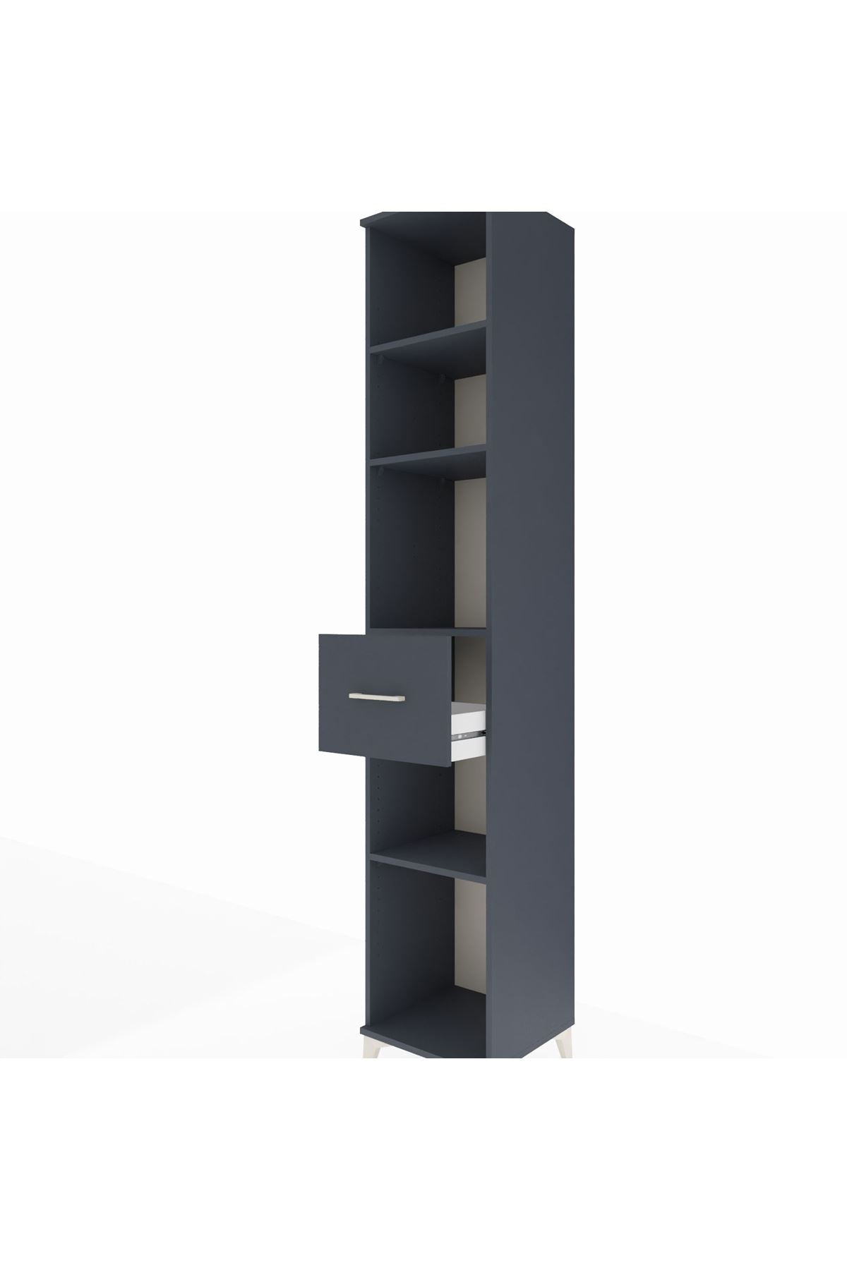 Hyperion Dolap 4 Raflı Tek Çekmeceli 44x44x243 - S64M097V5B