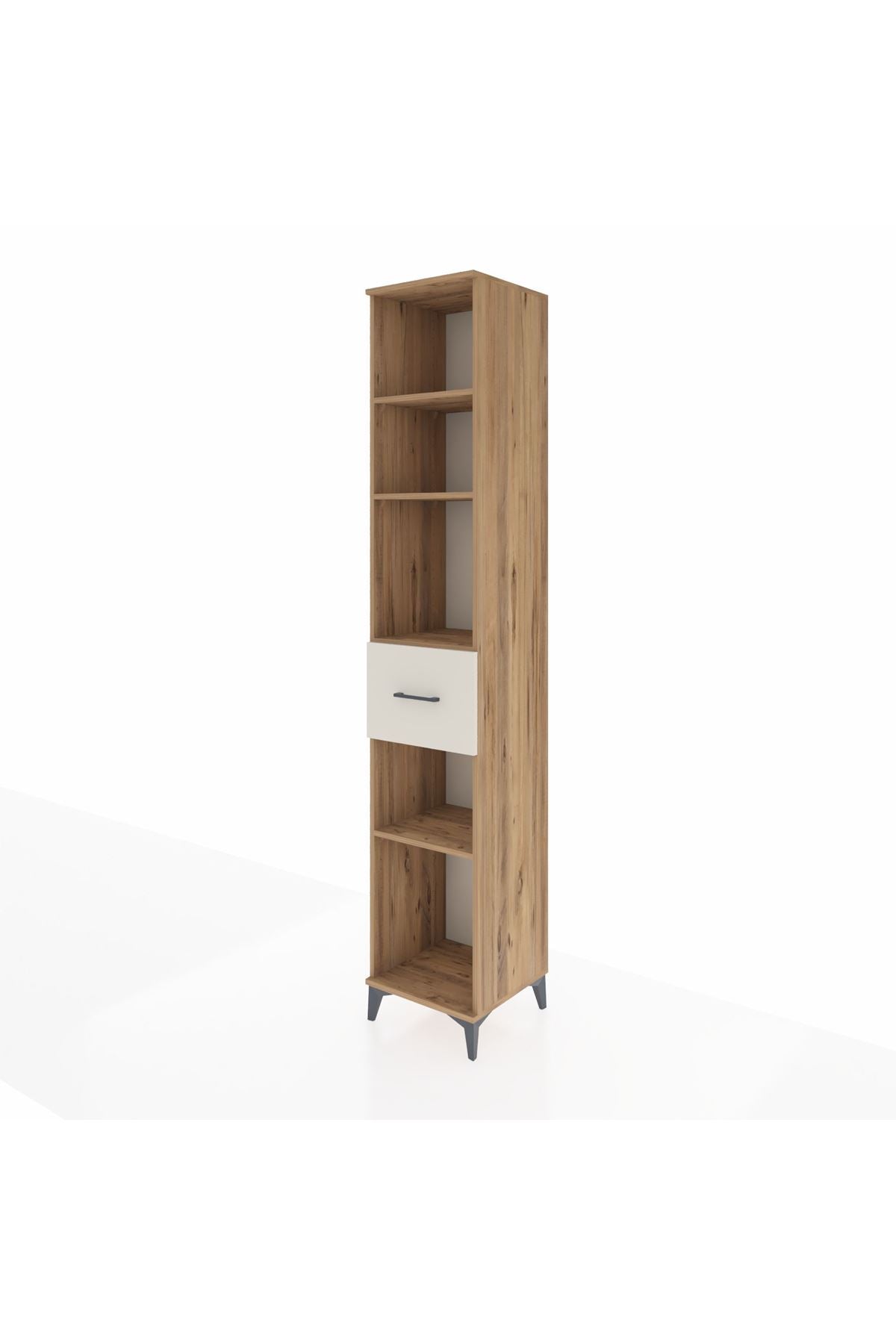 Hyperion Dolap 4 Raflı Tek Çekmeceli 44x44x243 - S64M097V7B