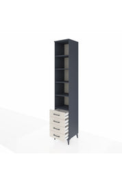 Hyperion Dolap 5 Raflı 4 Çekmeceli 44x44x243 - S64M098V4B