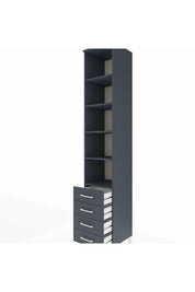 Hyperion Dolap 5 Raflı 4 Çekmeceli 44x44x243 - S64M098V5B