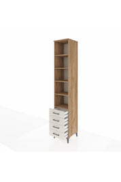 Hyperion Dolap 5 Raflı 4 Çekmeceli 44x44x243 - S64M098V7B
