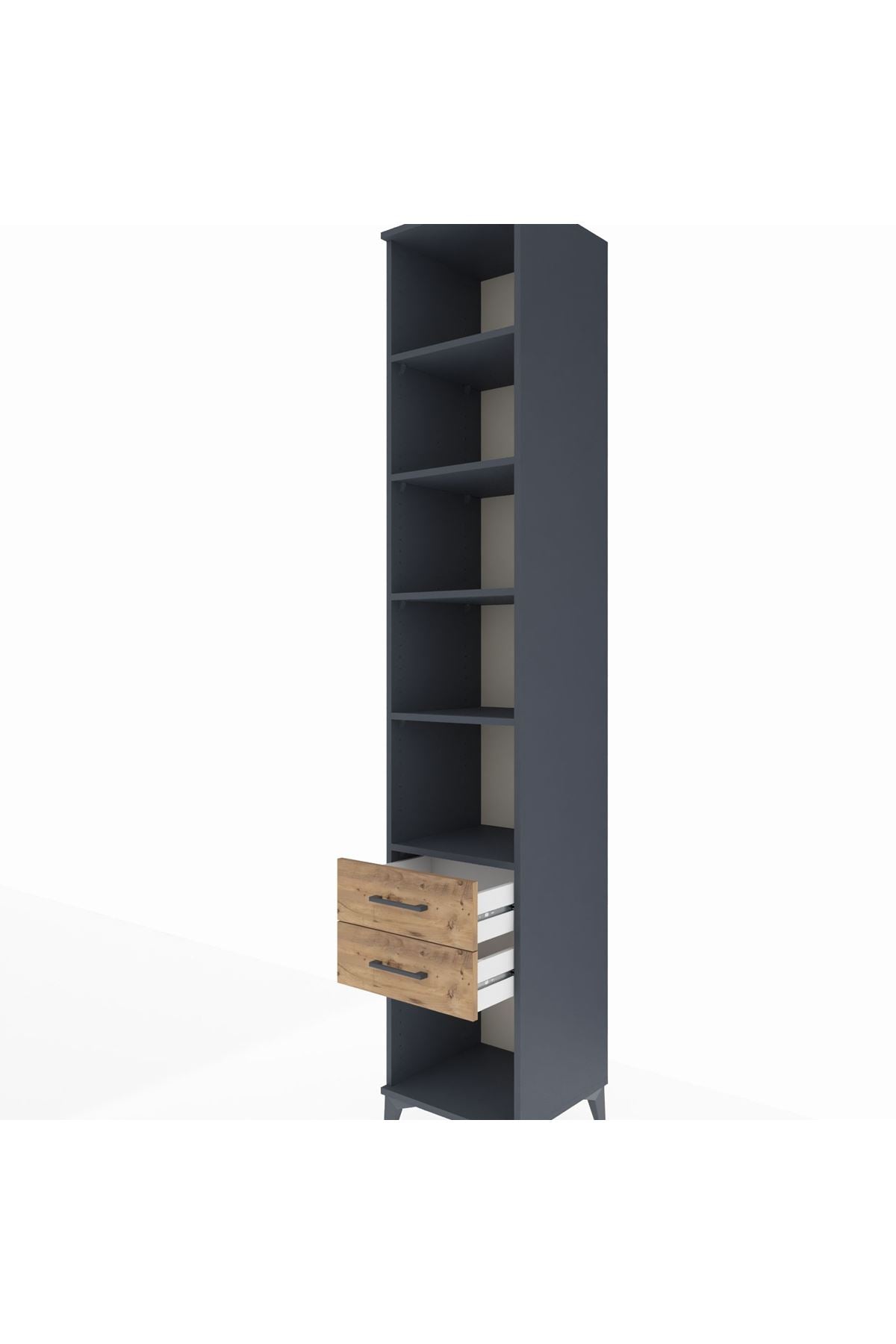 Hyperion Dolap 5 Raflı 2 Çekmeceli 44x44x243 - S64M099V6B