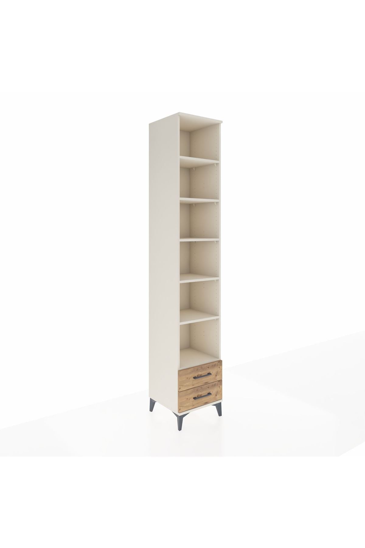 Hyperion Dolap 6 Raflı 2 Çekmeceli 44x44x243 - S64M100V3B