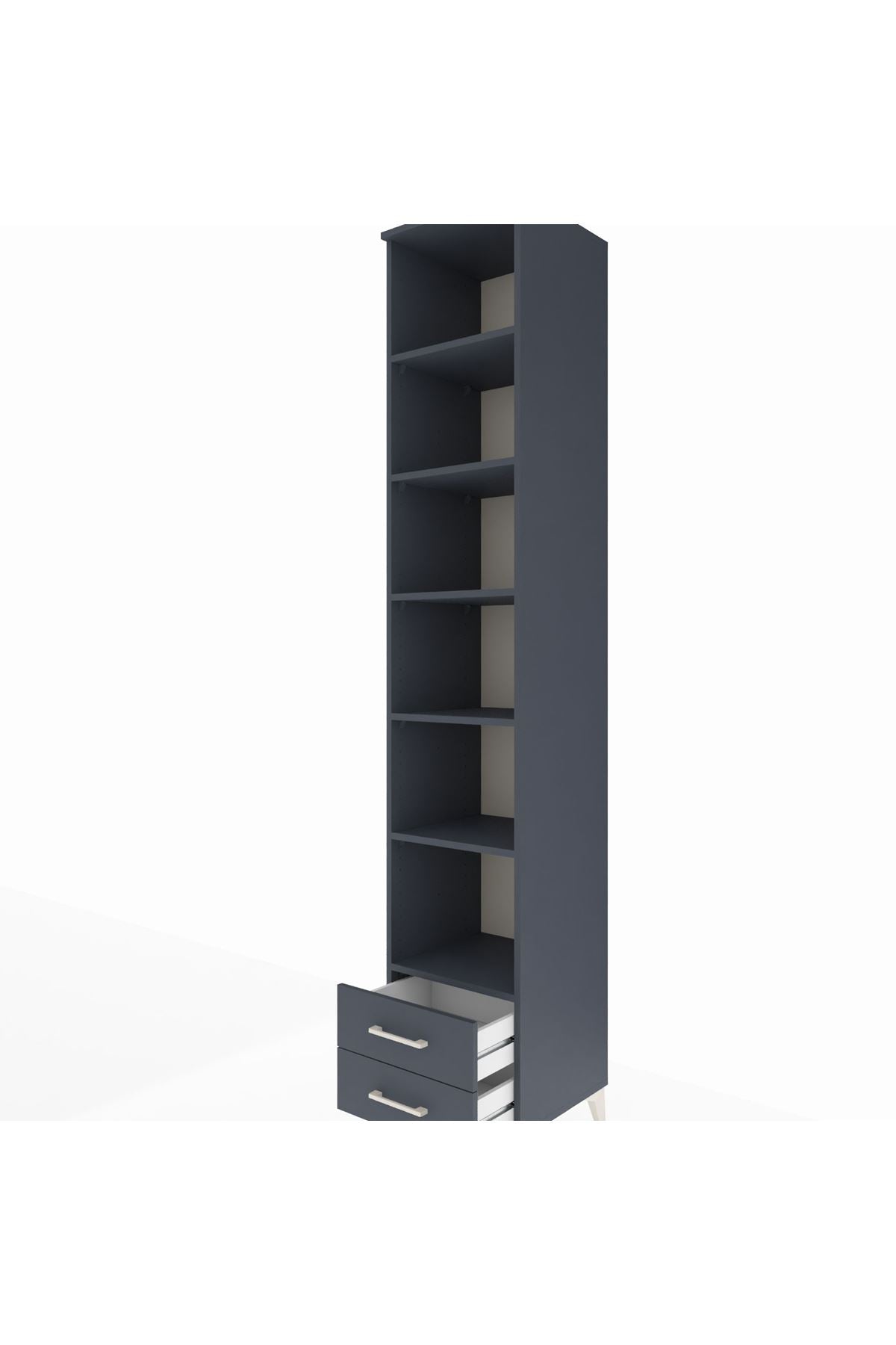 Hyperion Dolap 6 Raflı 2 Çekmeceli 44x44x243 - S64M100V5B