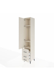 Hyperion Dolap 3 Raflı 3 Çekmeceli Tek Askılı 44x44x243 - S64M101V1B