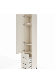 Hyperion Dolap 3 Raflı 3 Çekmeceli Tek Askılı 44x44x243 - S64M101V1B