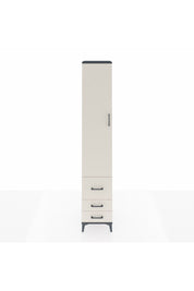Hyperion Dolap 3 Raflı 3 Çekmeceli Tek Askılı 44x44x243 - S64M101V4B