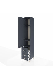 Hyperion Dolap 3 Raflı 3 Çekmeceli Tek Askılı 44x44x243 - S64M101V5B