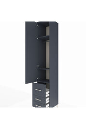 Hyperion Dolap 3 Raflı 3 Çekmeceli Tek Askılı 44x44x243 - S64M101V5B