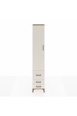 Hyperion Dolap 3 Raflı 3 Çekmeceli Tek Askılı 44x44x243