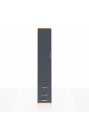 Hyperion Dolap 3 Raflı 3 Çekmeceli Tek Askılı 44x44x243 - S64M101V8B