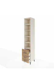 Hyperion Dolap 5 Raflı 3 Çekmeceli 44x44x243 - S64M103V3B