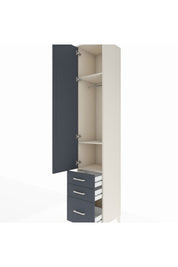 Hyperion Dolap 3 Raflı 3 Çekmeceli Tek Askılı 44x44x243 - S64M104V2B