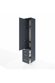 Hyperion Dolap 3 Raflı 3 Çekmeceli Tek Askılı 44x44x243 - S64M104V5B