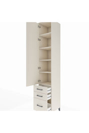 Hyperion Dolap 5 Raflı 3 Çekmeceli Tek Kapaklı 44x44x243 - S64M105V1B