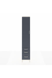 Hyperion Dolap 5 Raflı 3 Çekmeceli Tek Kapaklı 44x44x243 - S64M105V2B