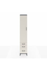 Hyperion Dolap 5 Raflı 3 Çekmeceli Tek Kapaklı 44x44x243 - S64M105V4B