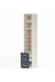 Hyperion Dolap 5 Raflı 3 Çekmeceli 44x44x243 - S64M106V2B