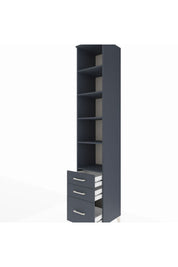 Hyperion Dolap 5 Raflı 3 Çekmeceli 44x44x243 - S64M106V5B