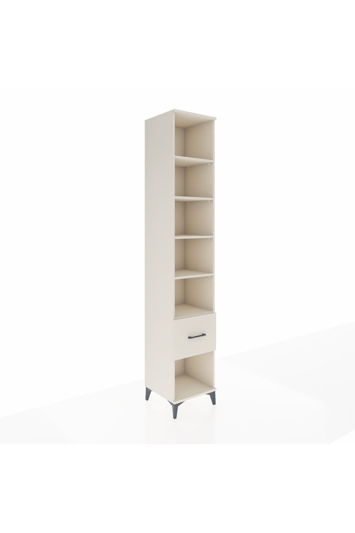 Hyperion Dolap 5 Raflı Tek Çekmeceli 44x44x243 - S64M109V1B