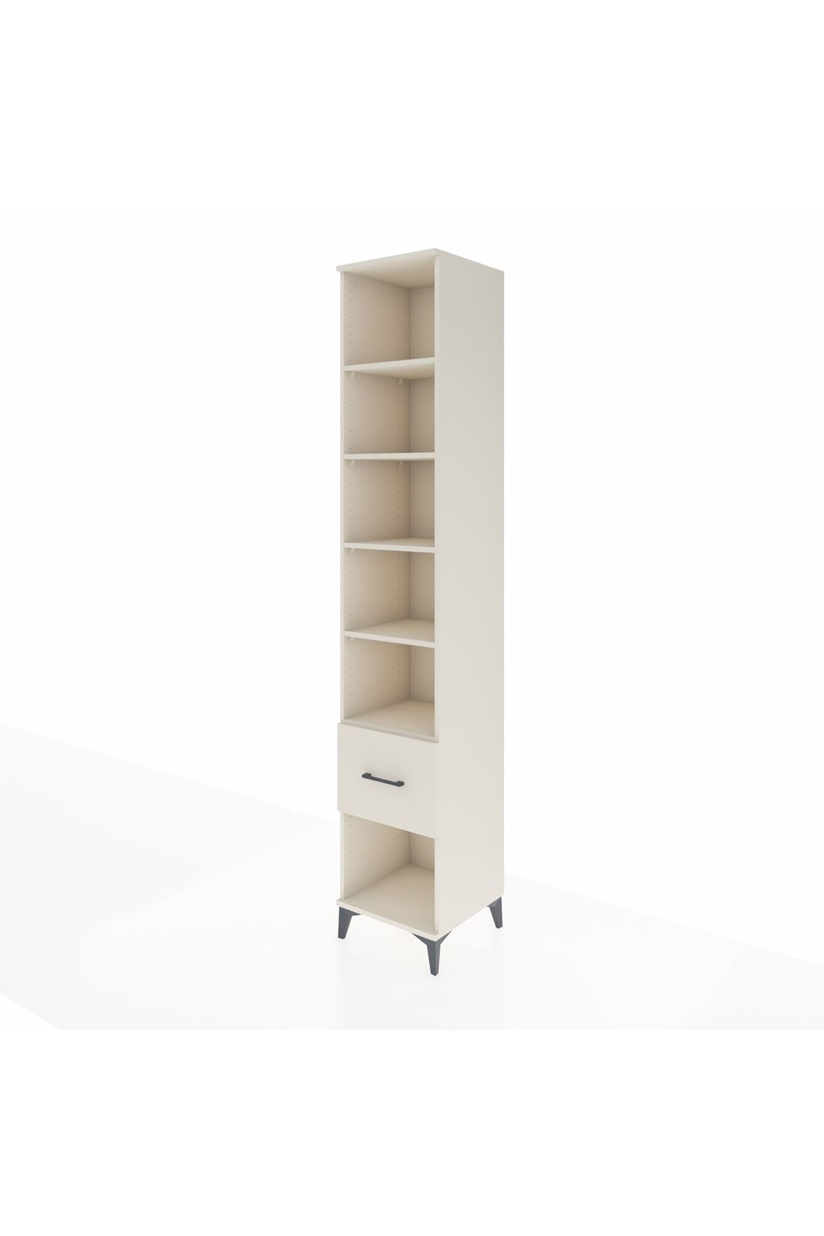 Hyperion Dolap 5 Raflı Tek Çekmeceli 44x44x243 - S64M109V1B