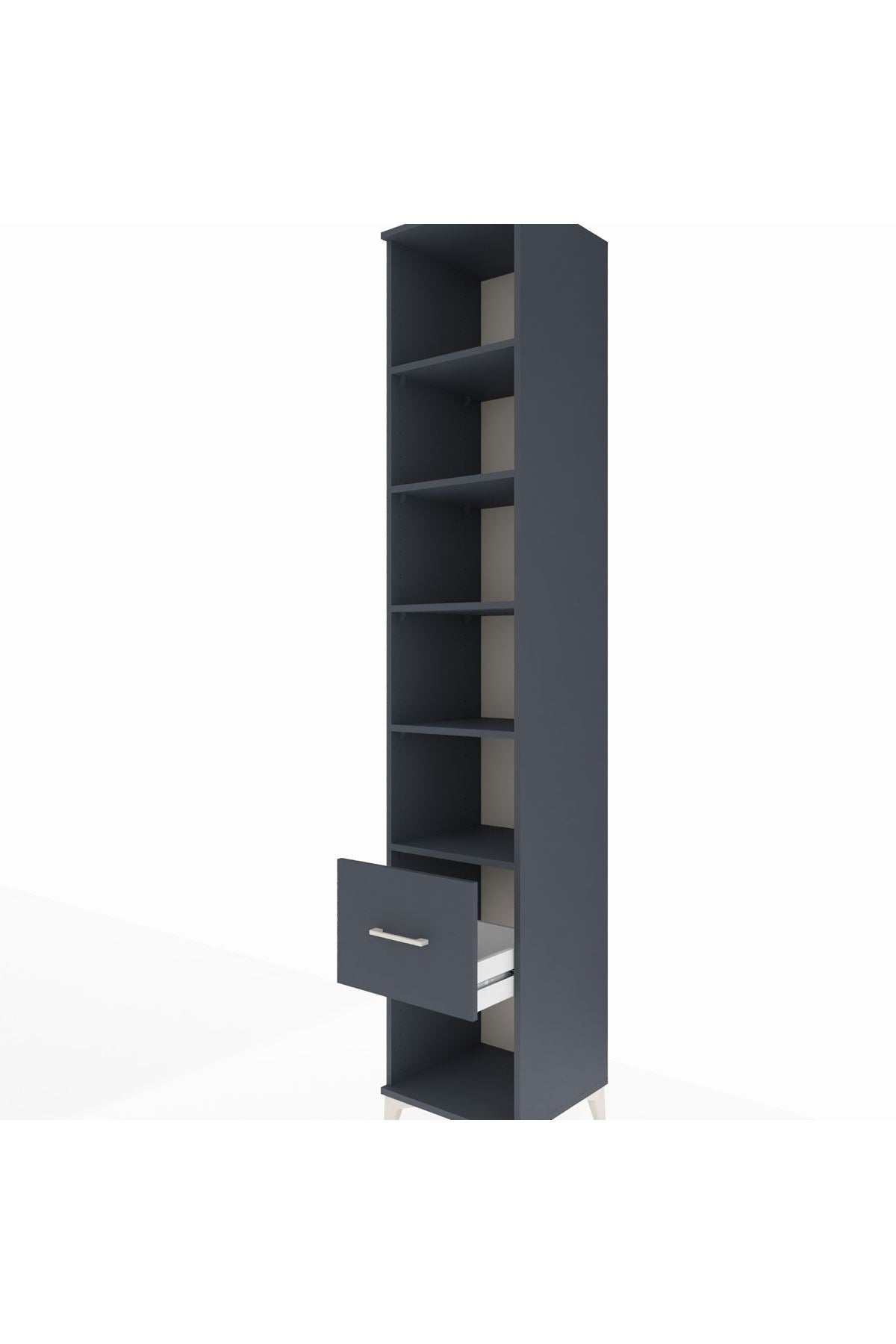 Hyperion Dolap 5 Raflı Tek Çekmeceli 44x44x243 - S64M109V5B