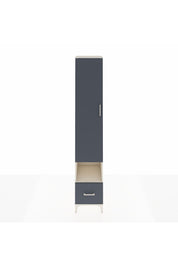 Hyperion Dolap 4 Raflı Tek Çekmeceli Tek Askılı 44x44x243 - S64M110V2B