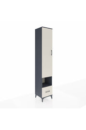 Hyperion Dolap 4 Raflı Tek Çekmeceli Tek Askılı 44x44x243 - S64M110V4B