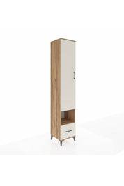 Hyperion Dolap 6 Raflı Tek Çekmeceli Tek Kapaklı 44x44x243 - S64M111V7B