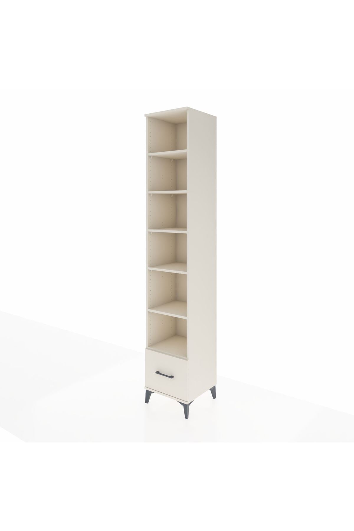 Hyperion Dolap 6 Raflı Tek Çekmeceli 44x44x243 - S64M112V1B