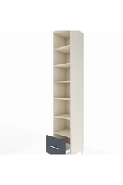 Hyperion Dolap 6 Raflı Tek Çekmeceli 44x44x243 - S64M112V2B