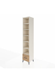 Hyperion Dolap 6 Raflı Tek Çekmeceli 44x44x243 - S64M112V3B