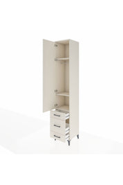 Hyperion Dolap 3 Raflı 3 Çekmeceli Tek Askılı 44x44x243 - S64M113V1B