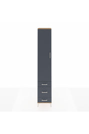 Hyperion Dolap 3 Raflı 3 Çekmeceli Tek Askılı 44x44x243 - S64M113V8B