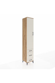 Hyperion Dolap 5 Raflı 3 Çekmeceli Tek Kapaklı 44x44x243 - S64M114V7B