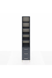 Hyperion Dolap 5 Raflı 3 Çekmeceli 44x44x243 - S64M115V5B