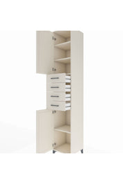 Hyperion Dolap 4 Raflı 4 Çekmeceli 2 Kapaklı 44x44x243 - S64M116V1B