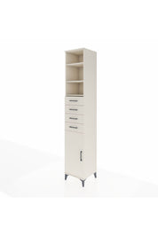 Hyperion Dolap 4 Raflı 4 Çekmeceli Tek Kapaklı 44x44x243 - S64M118V1B