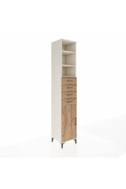 Hyperion Dolap 4 Raflı 4 Çekmeceli Tek Kapaklı 44x44x243 - S64M118V3B