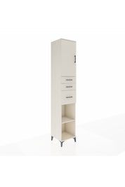 Hyperion Dolap 4 Raflı 3 Çekmeceli Tek Kapaklı 44x44x243 - S64M121V1B