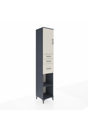 Hyperion Dolap 4 Raflı 3 Çekmeceli Tek Kapaklı 44x44x243 - S64M121V4B
