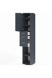 Hyperion Dolap 4 Raflı 3 Çekmeceli Tek Kapaklı 44x44x243 - S64M121V5B