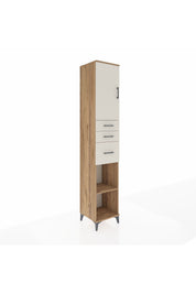 Hyperion Dolap 4 Raflı 3 Çekmeceli Tek Kapaklı 44x44x243 - S64M121V7B
