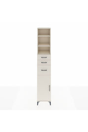 Hyperion Dolap 4 Raflı 3 Çekmeceli Tek Kapaklı 44x44x243 - S64M122V1B