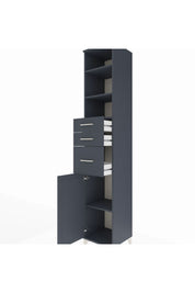 Hyperion Dolap 4 Raflı 3 Çekmeceli Tek Kapaklı 44x44x243 - S64M122V5B